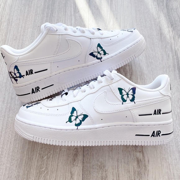 Nike air force 1 custom butterfly 🦋 reflective - Picture 6 of 7